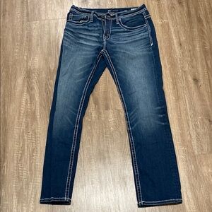 Buckle Blue Straight Jeans Premium Denim